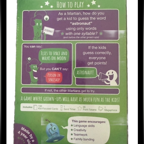 My Parents Might Be Martians Game - Family Game Night NEW & SEALED Ages 4 + - Picture 2 of 2